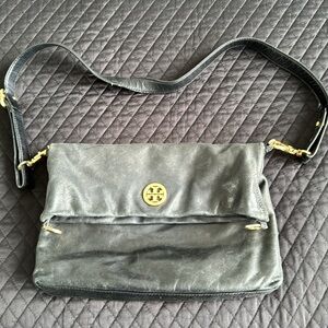 Tory Burch Leather Foldover Crossbody Bag